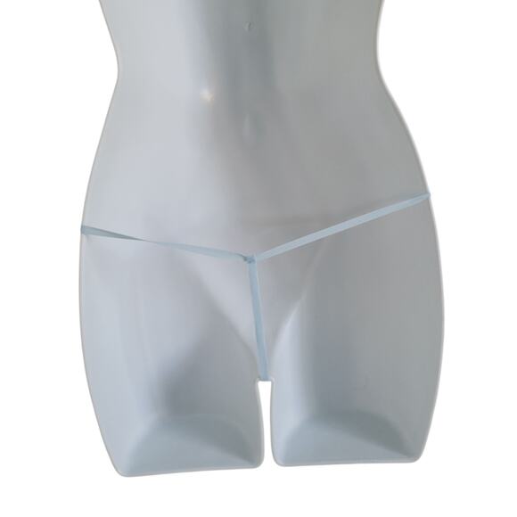 NWT Y2K Rare Rene Rofe Aqua Mesh Micro Thong Cottage country SM - Picture 9 of 11